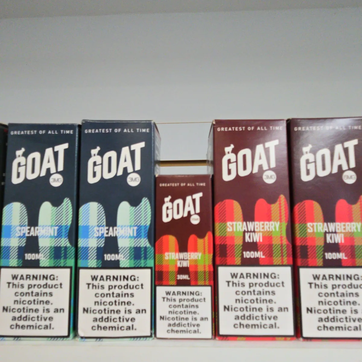 GOAT E-Liquid Vape Juice 3 and 6mg 30 & 100ml Vape Refill