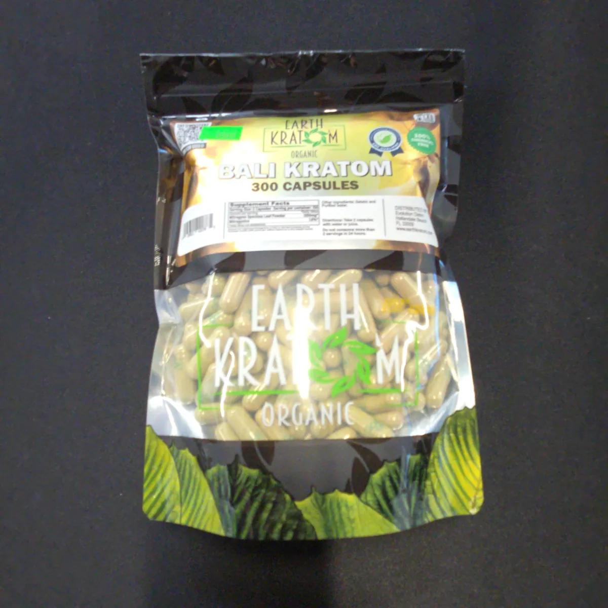 Earth Kratom Bali Kratom 300 Capsules