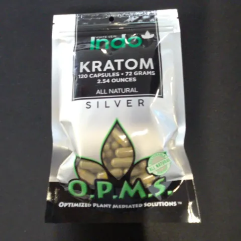 O.P.M.S. Indo Kratom 120 Capsules