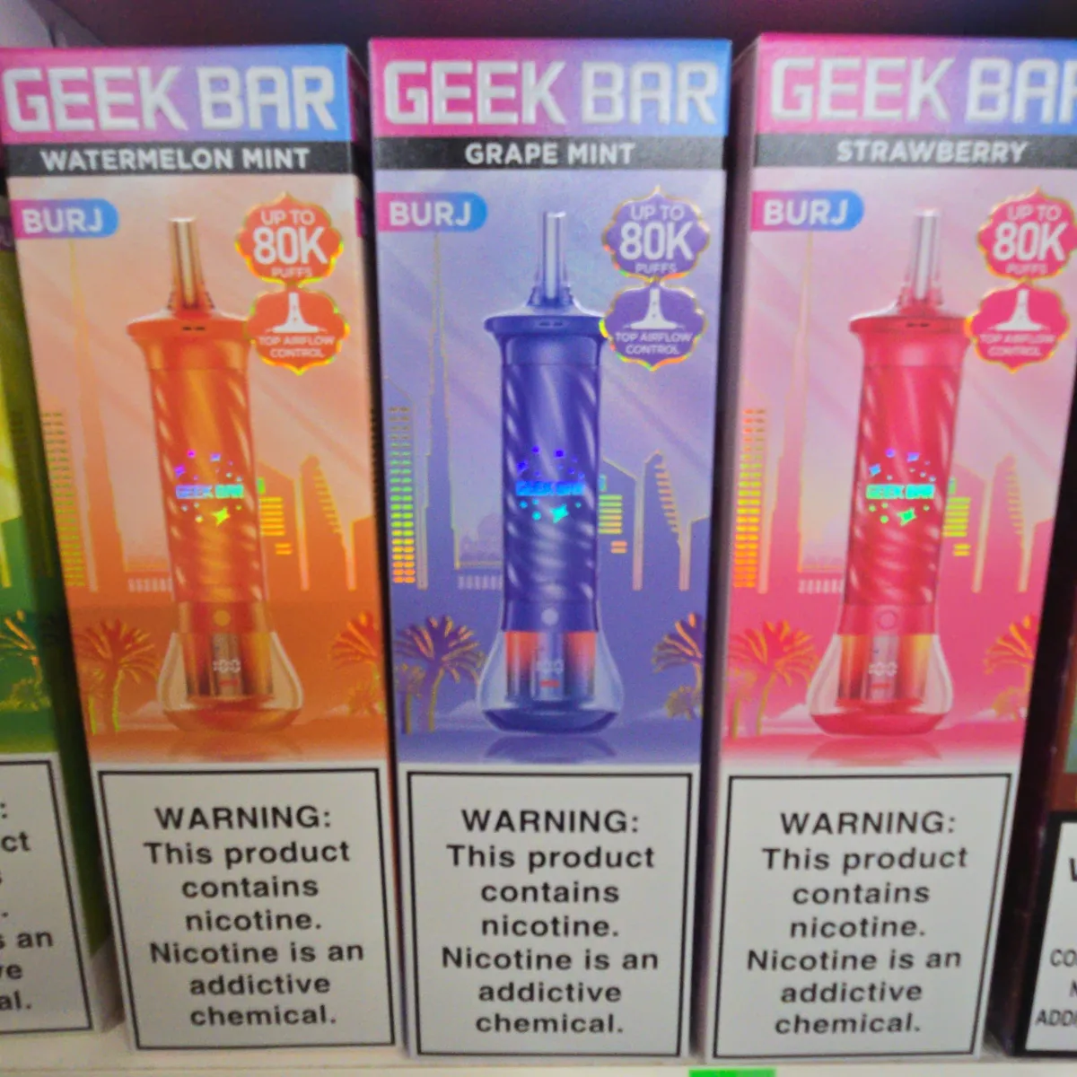 Geek Bar Burj 80k Puffs Disposable