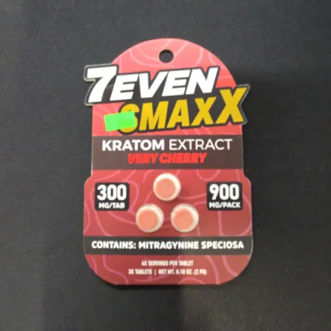 7even Smaxx Kratom Extract Very Cherry 300mg Tabs 3 Count