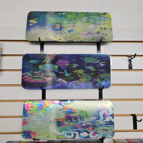 Large Rolling Trays With Magnetic Cover