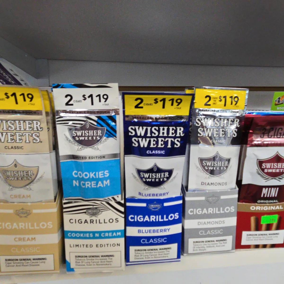 Swisher Sweets Cigarillos 2 Count