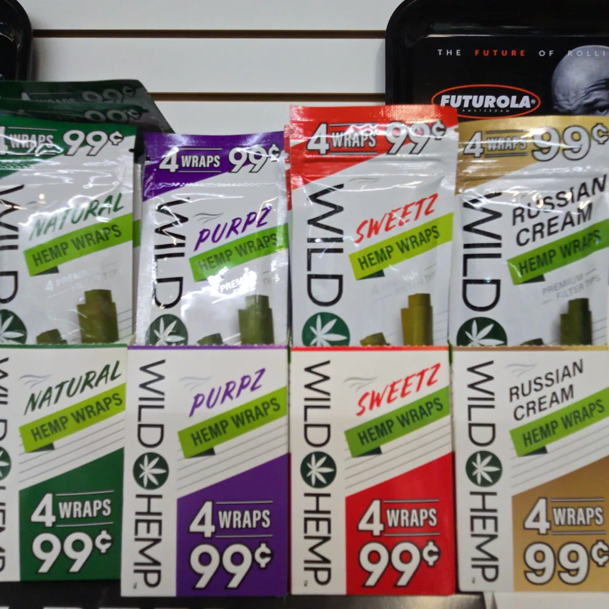 Wild Hemp Wraps 4 Count