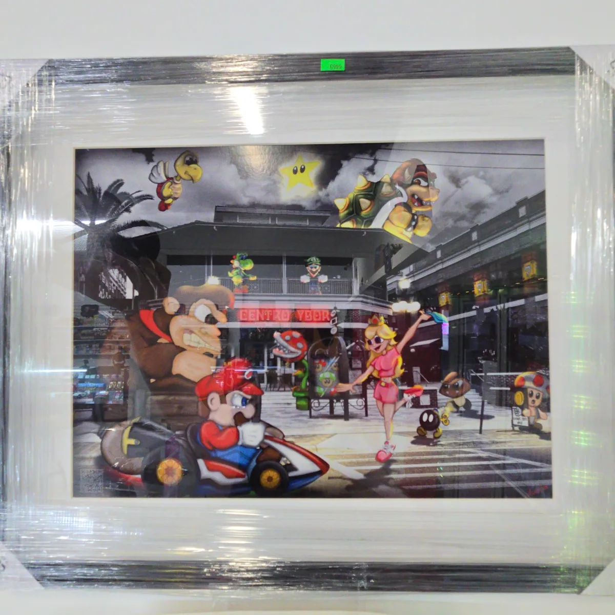 Framed Super Mario Art