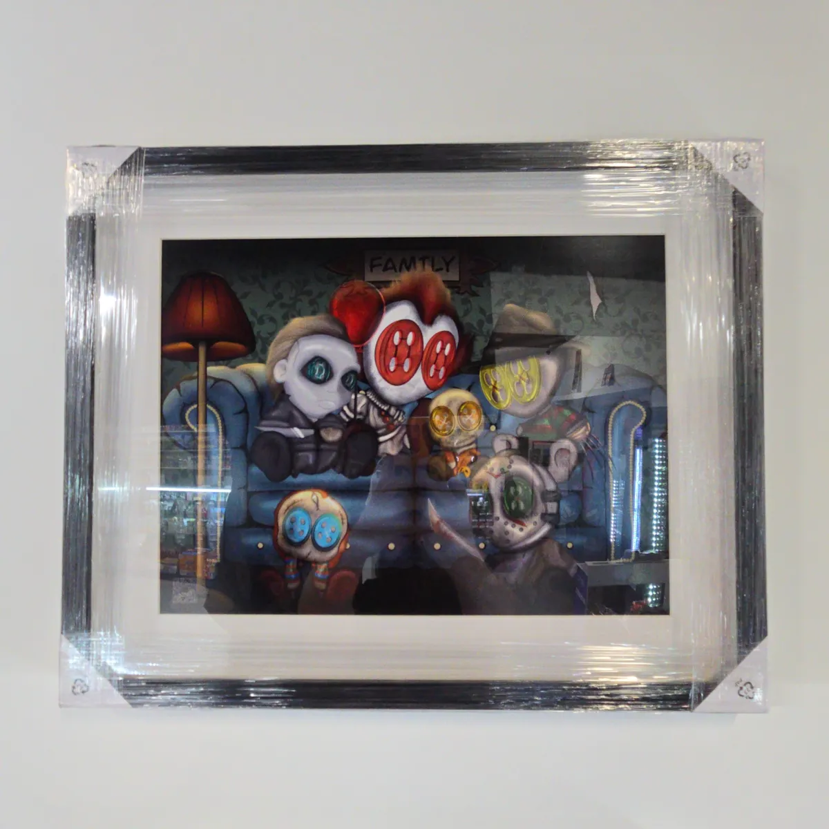 Framed Iconic Horror Villains