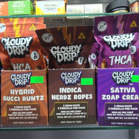 Cloudy Drip THCA 2 Gram Prerolls 2 Count