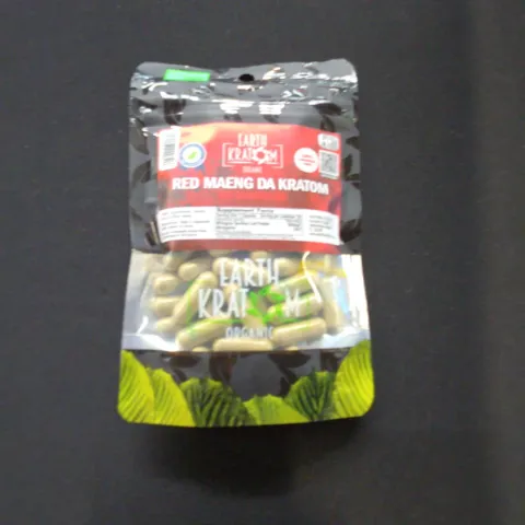 Earth Kratom Red Maeng Da 65 Capsules