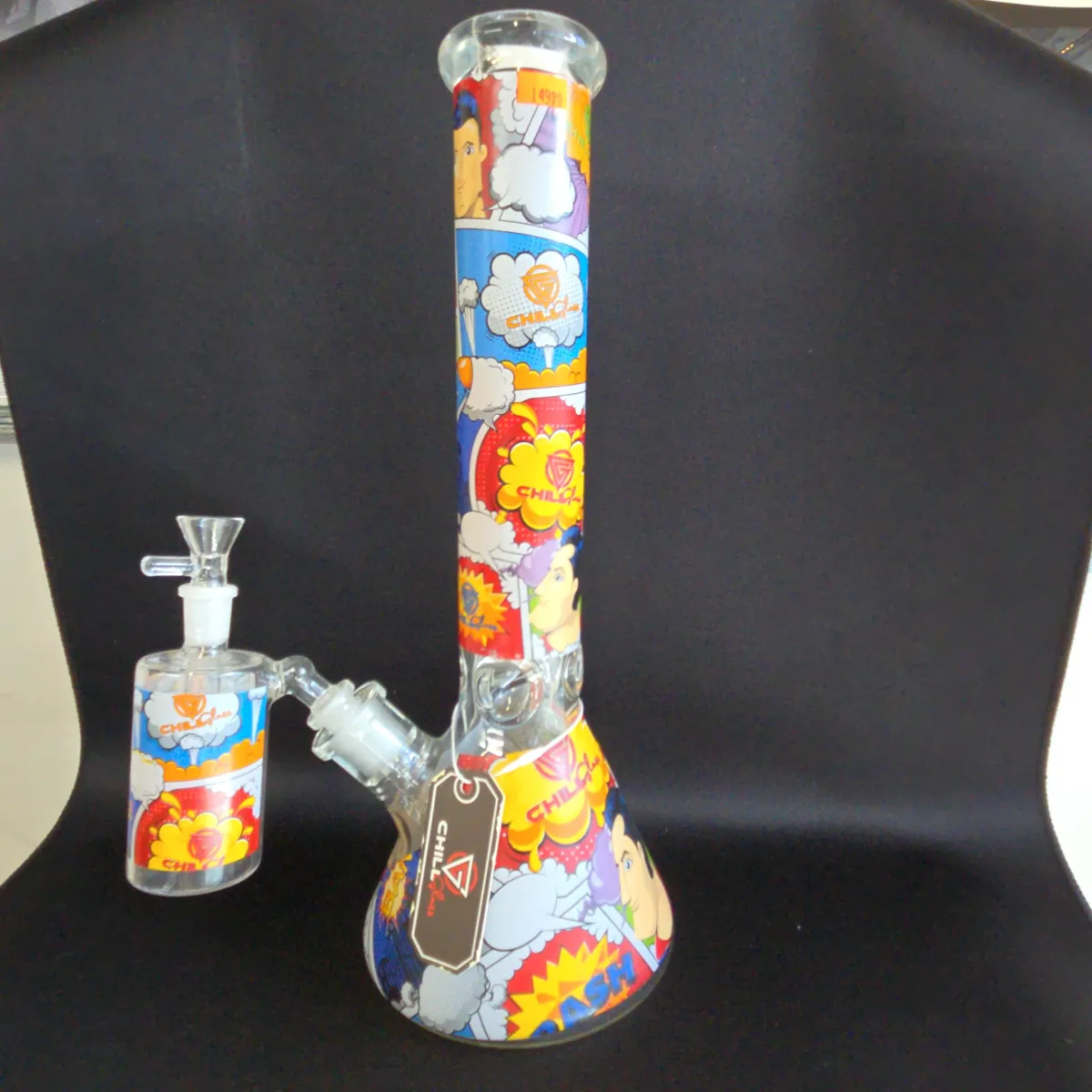Chill Glass Comic Book Water Pipe
