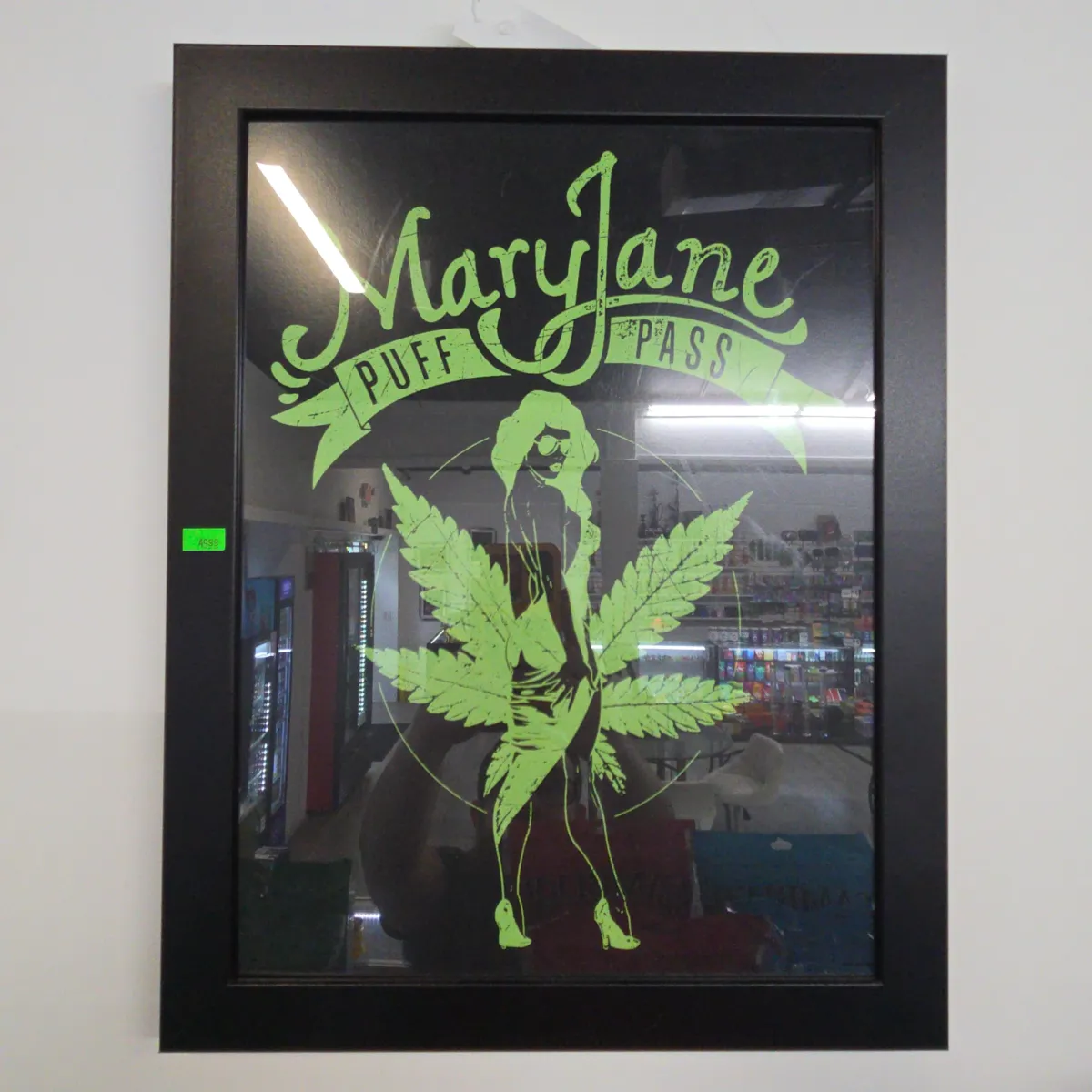 MaryJane Puff Pass Framed Poster