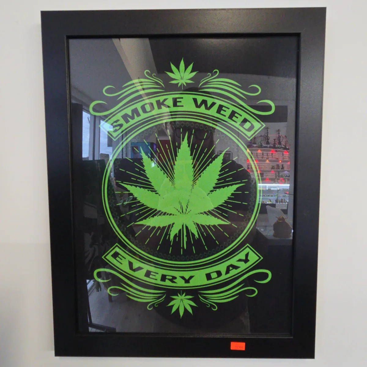 Smoke Weed Every Day Framed Poster