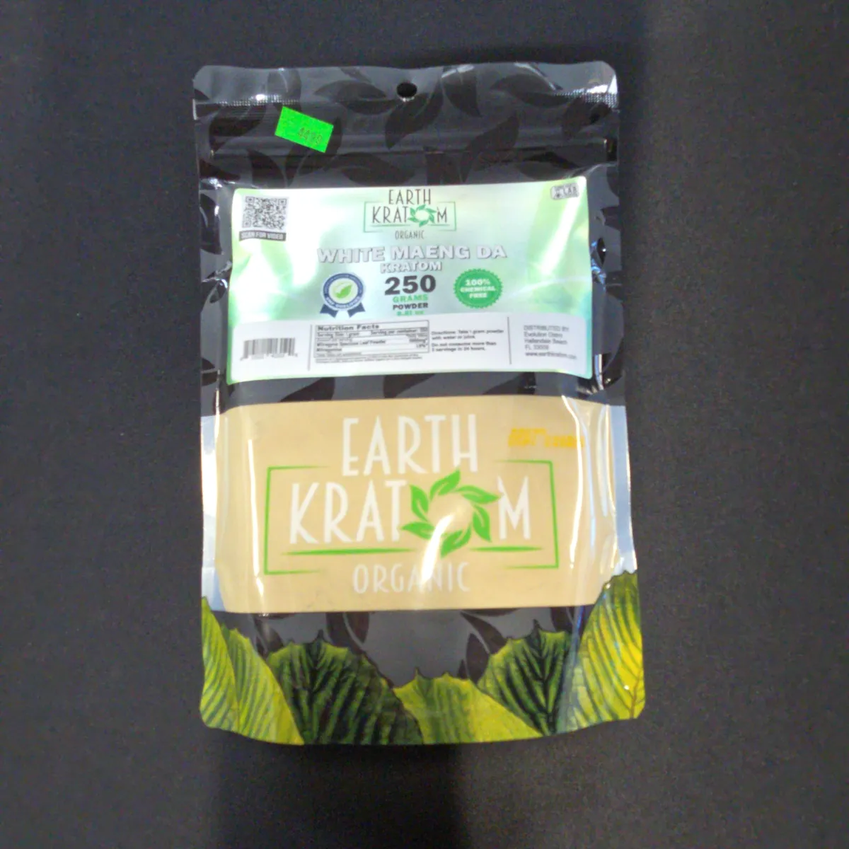 Earth Kratom White Maeng Da 250g Powder
