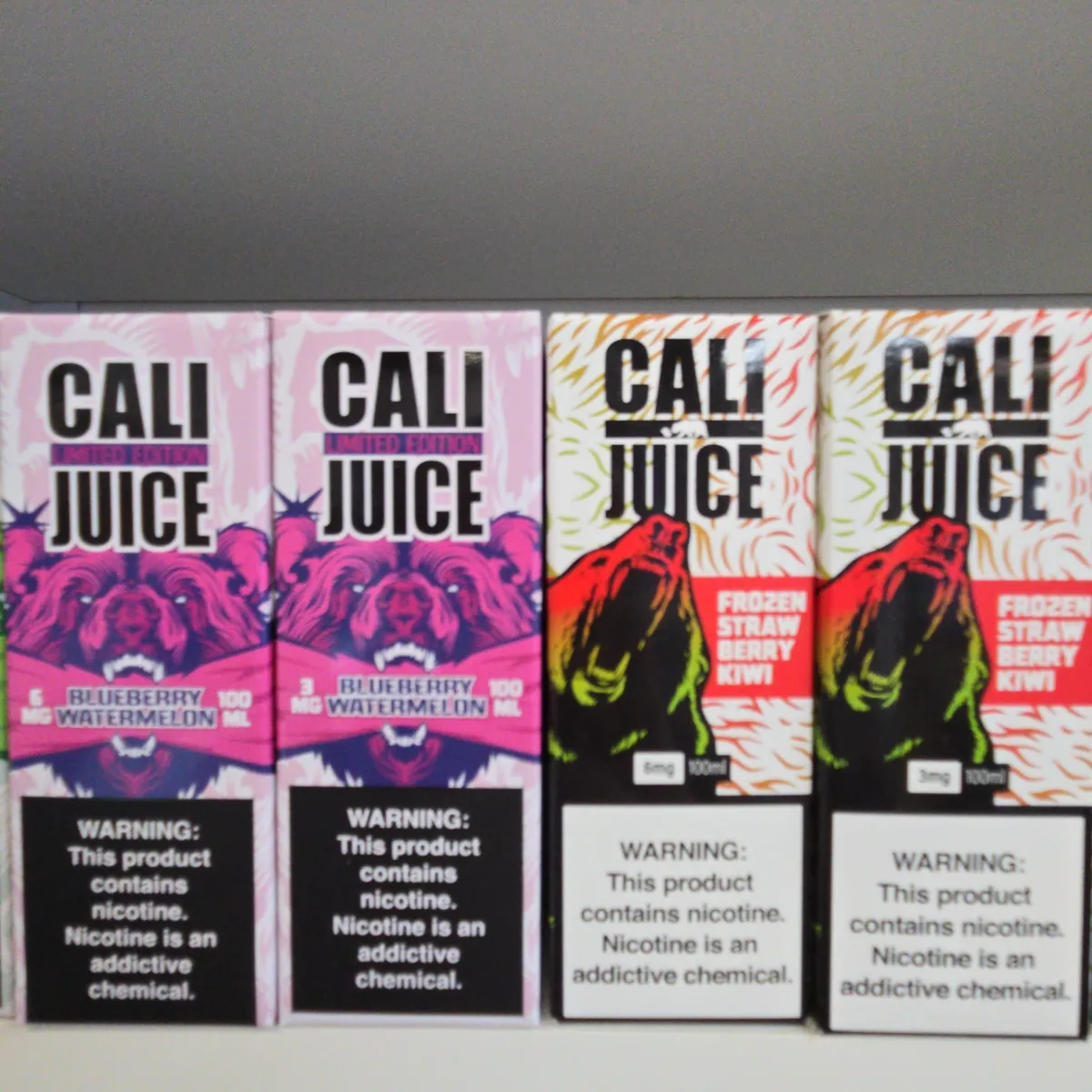 Cali Juice 3 And 6mg 100ml Vape Refill