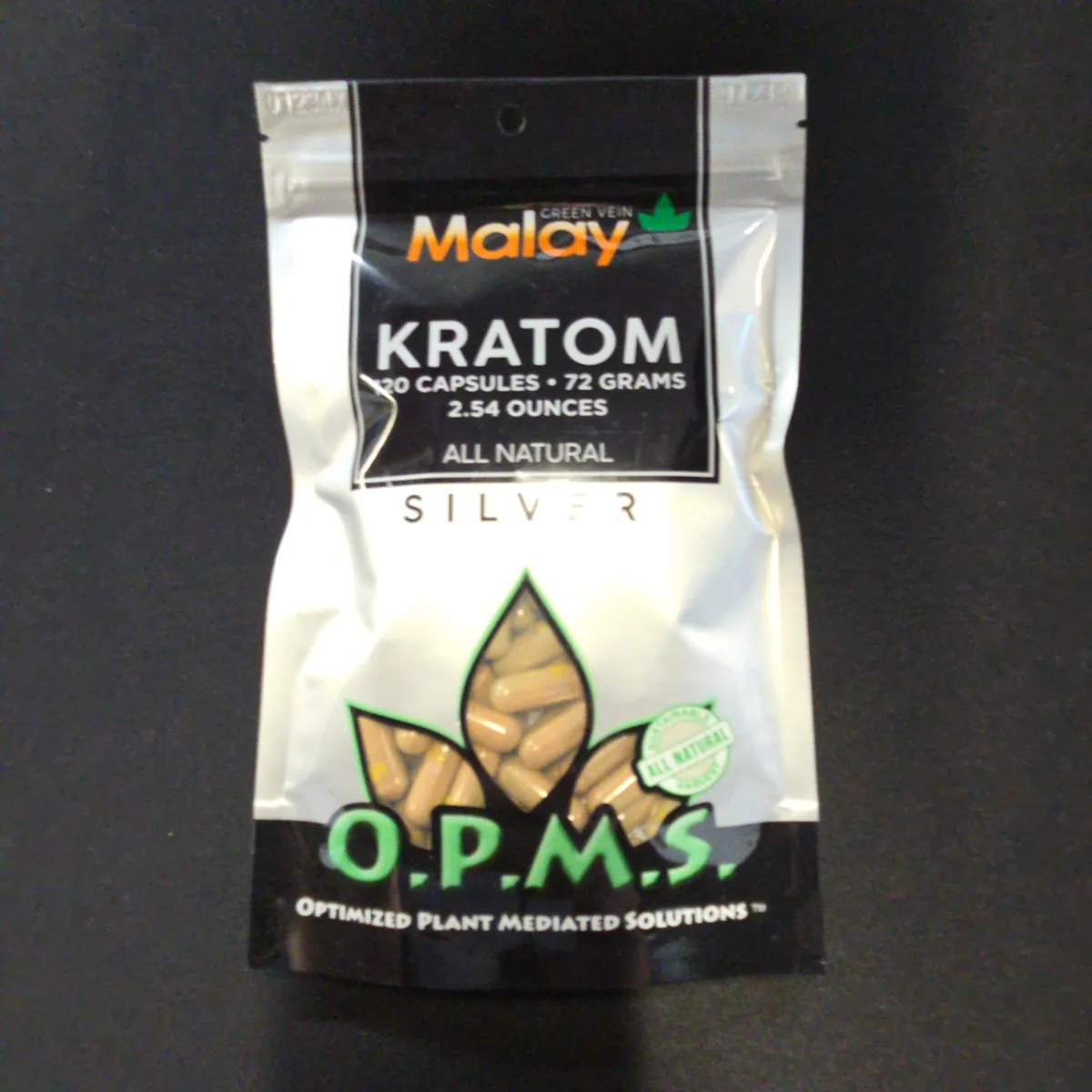 O.P.M.S Malay Kratom 120 Capsules