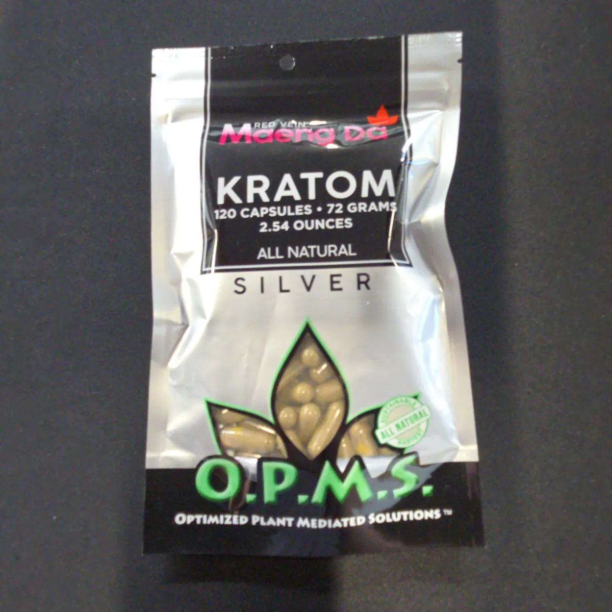 O.P.M.S Red Maeng Da 120 Capsules