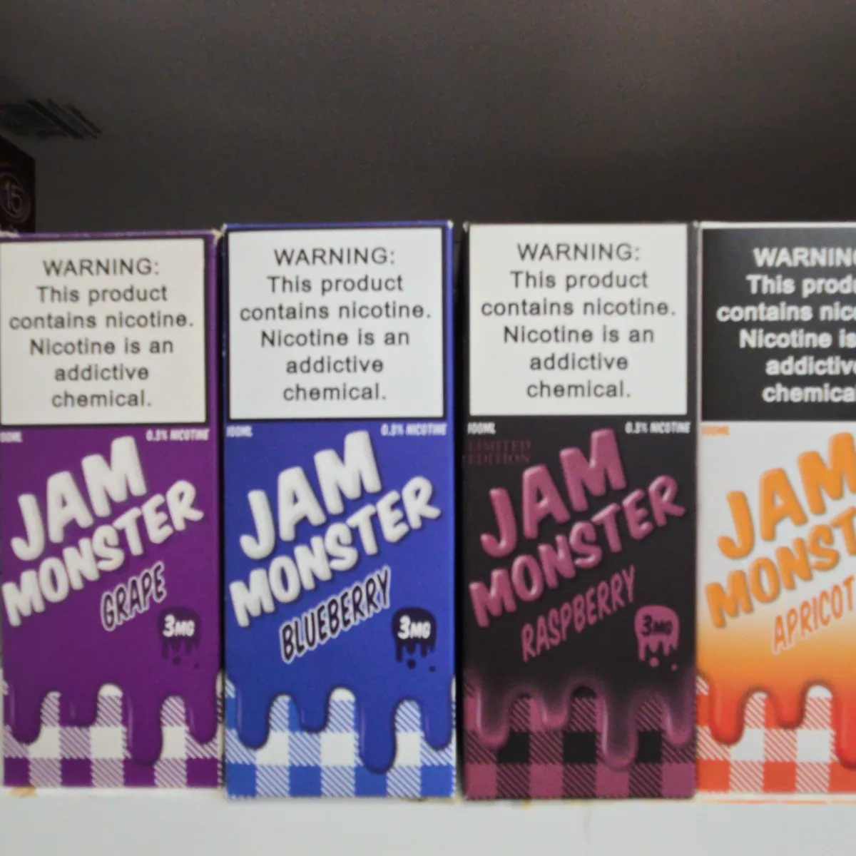 Jam Monster E-Liquid Vape Juice 3mg 100ml Vape Refill