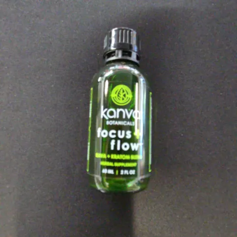 Kanva Botanicals Focus Flow Kava And Kratom 60 ml