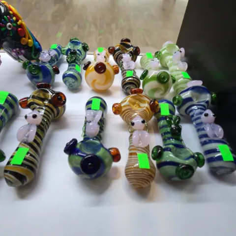 Variety Glass Pipe Flower Bowls Mediums