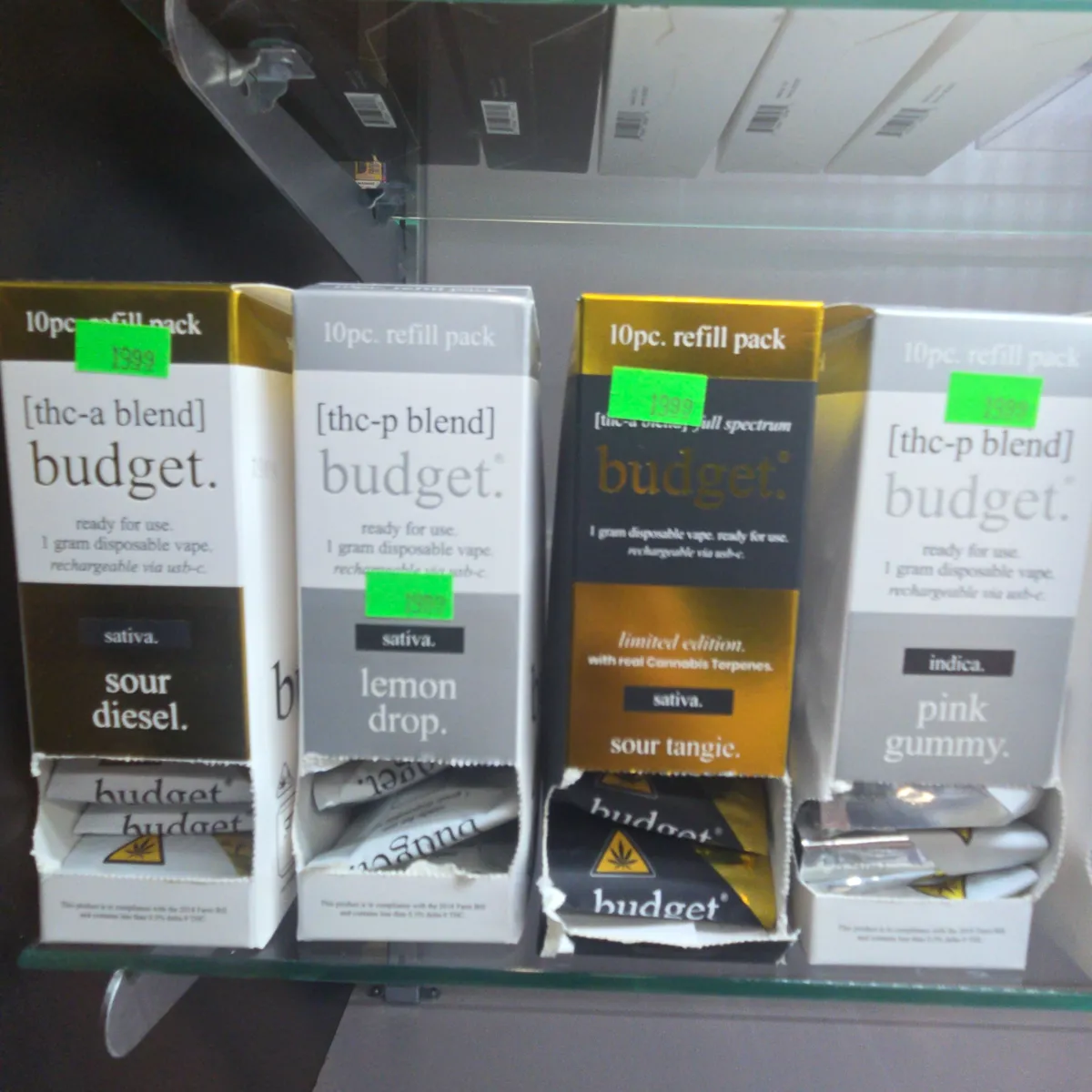 Budget thc-a / thc-p Blend 1 Gram Disposable Vape