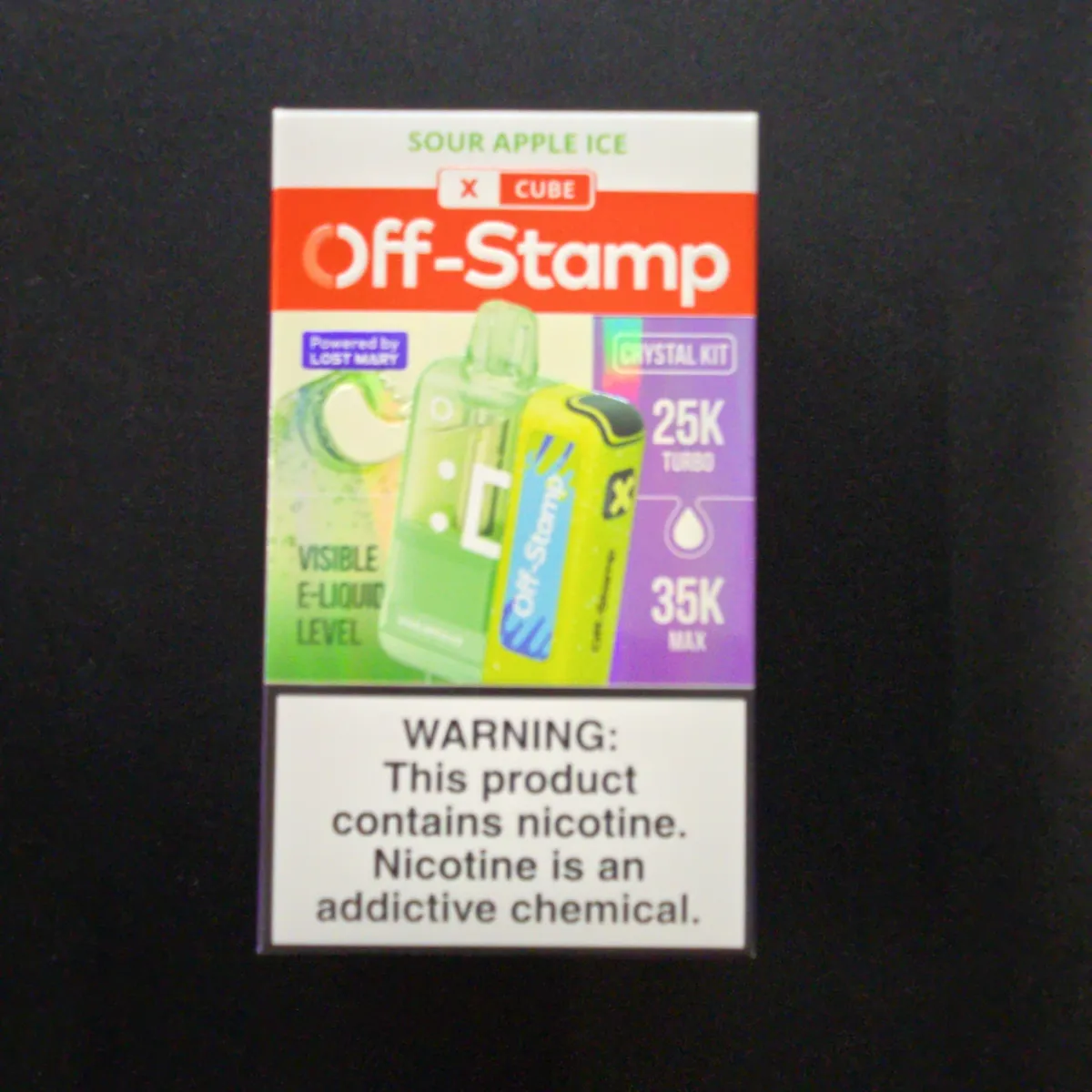 Off-Stamp 35k Sour Apple Ice Vape
