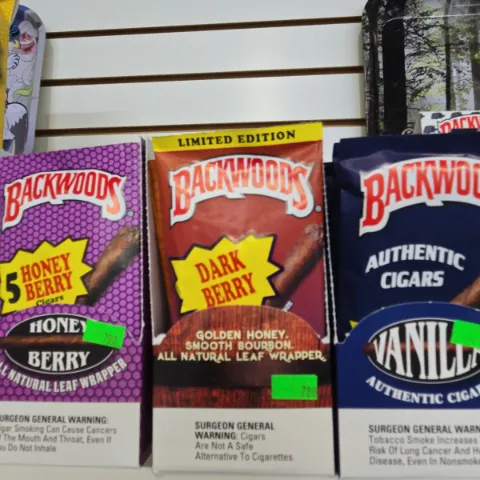 Backwoods Natural Leaf Wrapper Cigars 5 Count
