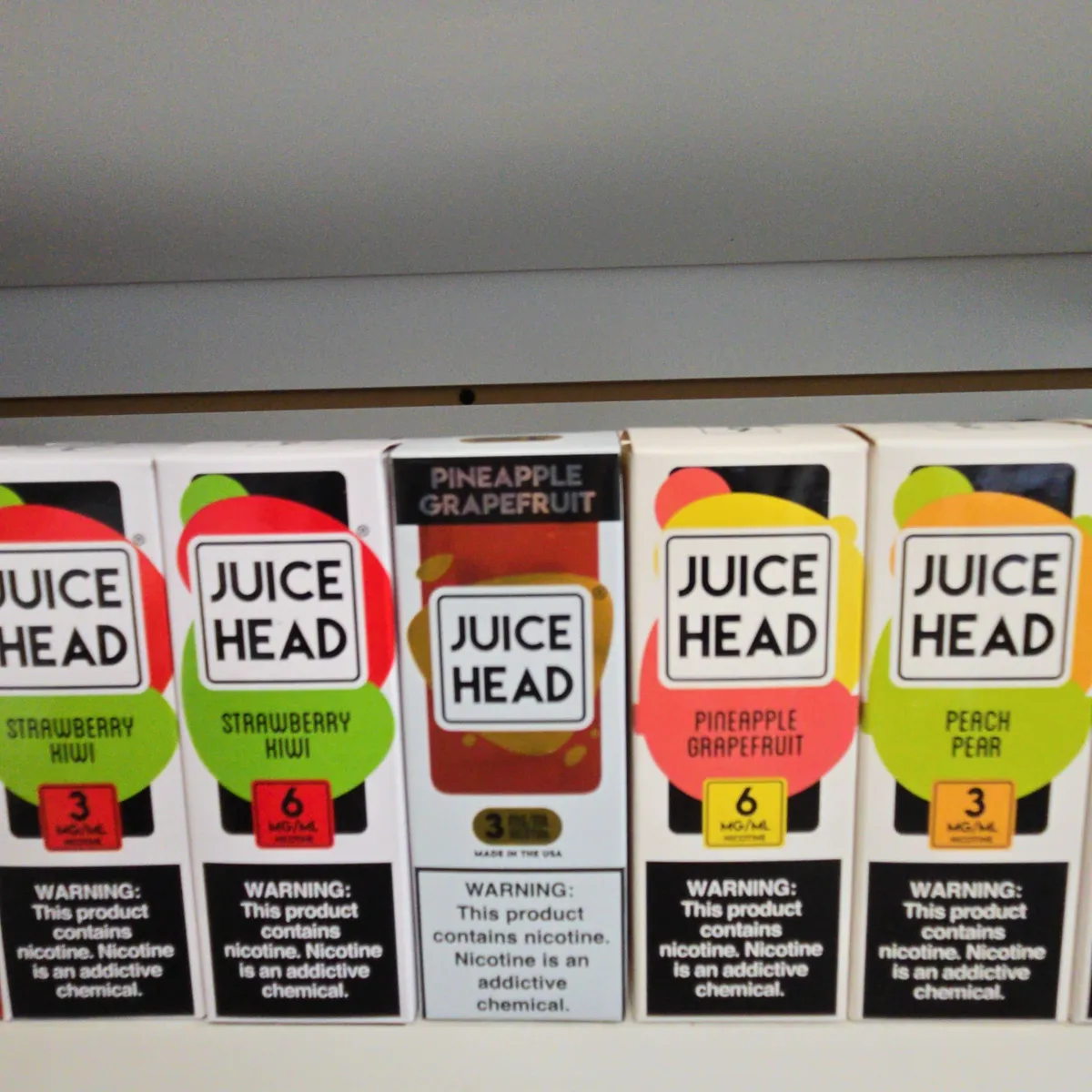 Juice Head 3 And 6mg Vape Refill