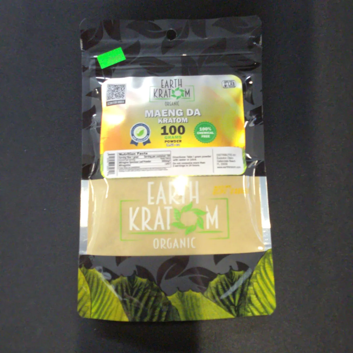 Earth Kratom Maeng Da 100g Powder