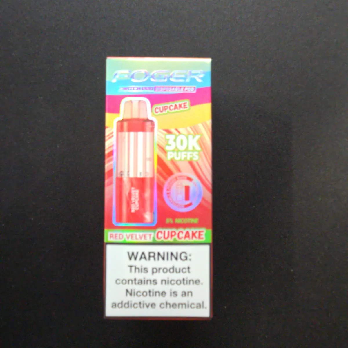 Foger 30k Red Velvet Cupcake Pod