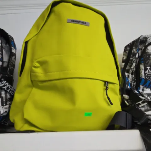 Essentials Yellow Backpack