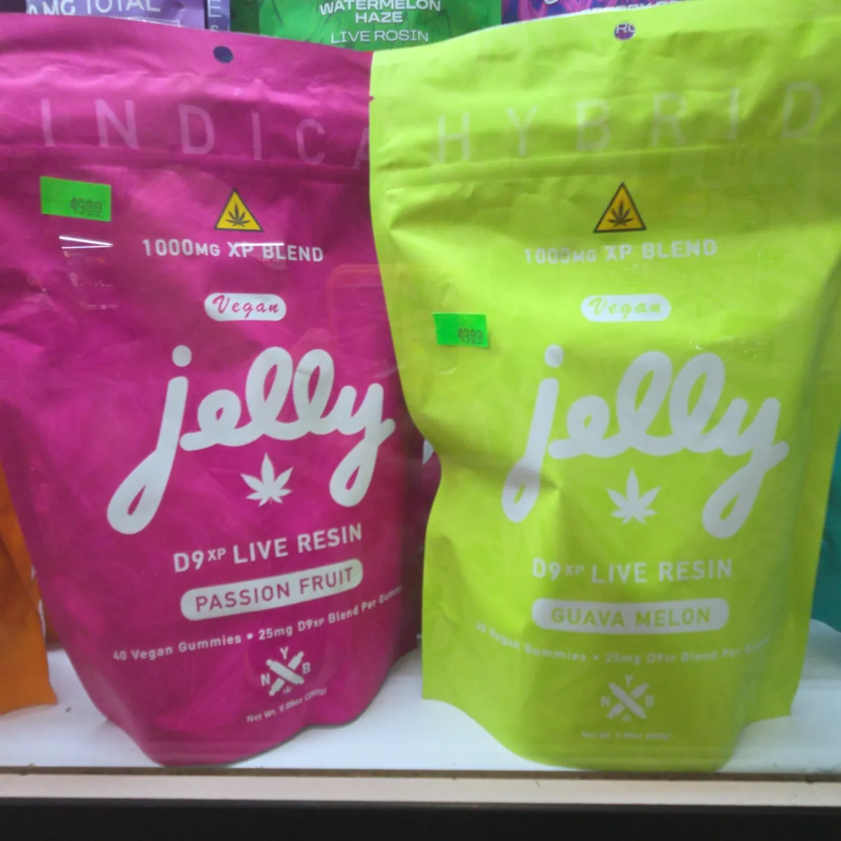 Jelly D9xp Live Resin Vegan Gummies 1000mg