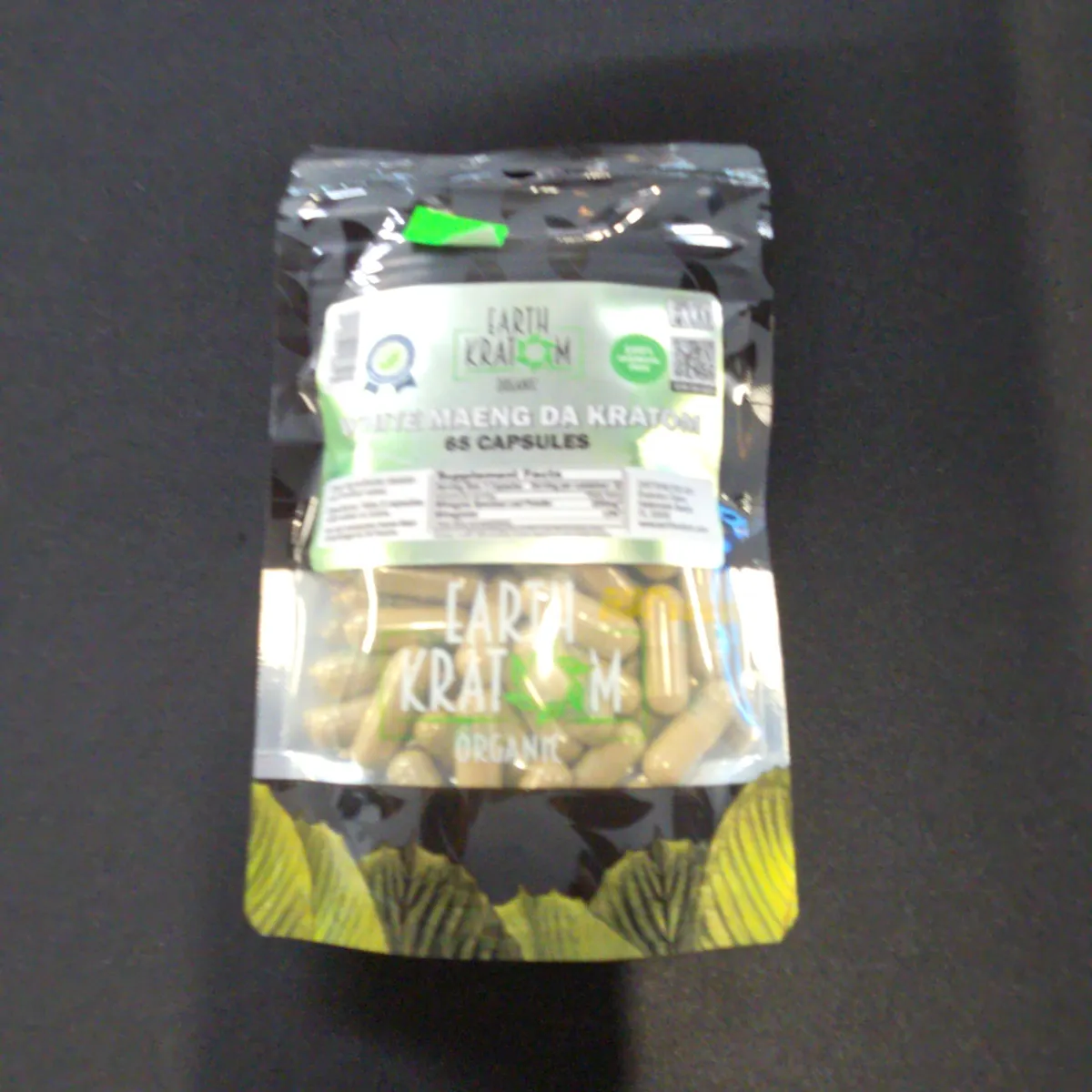 Earth Kratom White Maeng Da 65 Capsules